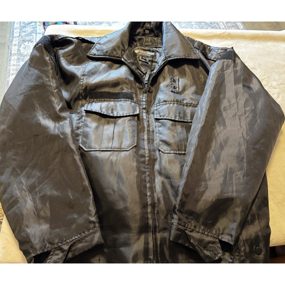 Tact Squad Men's Nylon Jacket Zip Out Lining Zipper Pocket Machine Washable Sz M